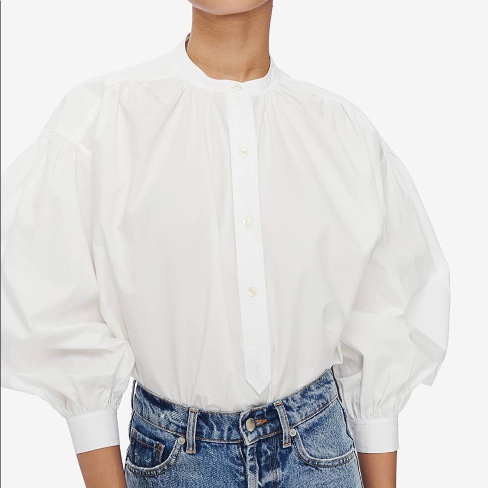 ⚡️ANINE BING Eden Poplin Shirt NWT